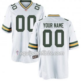 Camiseta Hombre NFL Green Bay Packers Personalizar Nike Blanco